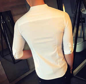 Slim-Fit Vest Shirt (2 Colors)-baagr.myshopify.com-Shirt-BOJONI