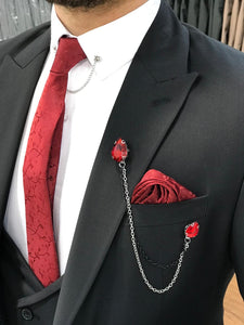 Louis Slim Fit Black Crystal  Suit-baagr.myshopify.com-1-BOJONI