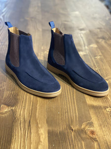 Vicenza Calf Leather Boots Navy Blue-baagr.myshopify.com-shoes2-brabion