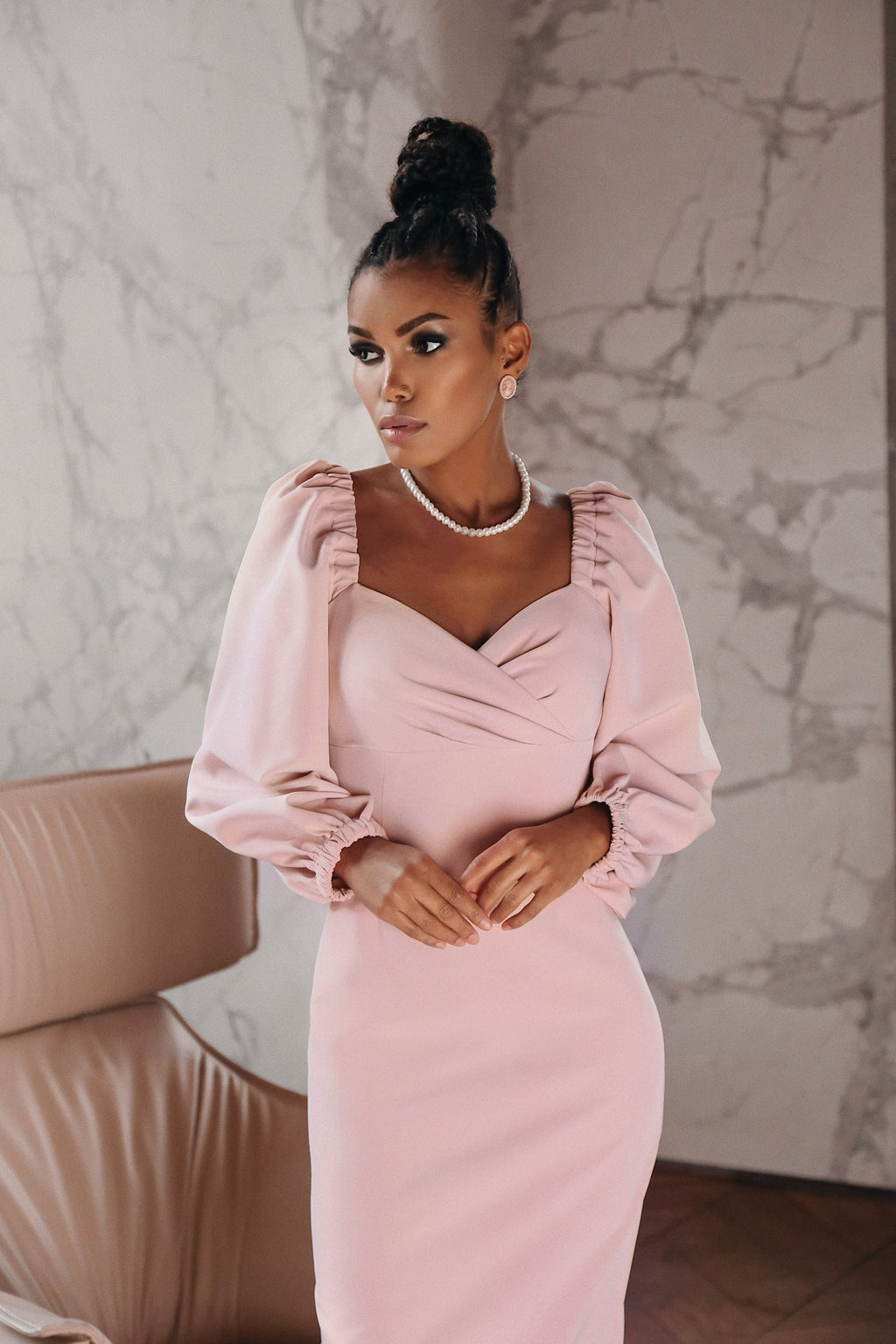 Off Shoulder Sheath Dress 
